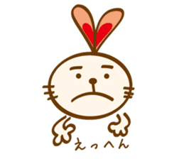 love heartful rabbit sticker #6256914