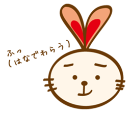 love heartful rabbit sticker #6256915