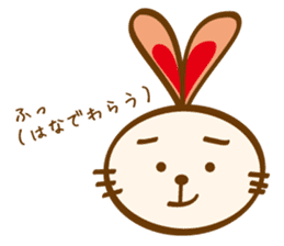 love heartful rabbit sticker #6256915