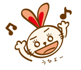 love heartful rabbit sticker #6256922