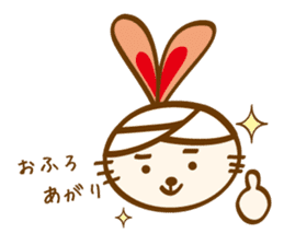 love heartful rabbit sticker #6256928