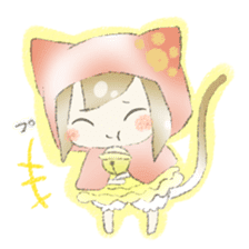 cute kitten's girl. sticker #6257280