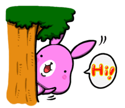 English dayama rabbit sticker #6257524
