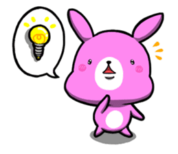 English dayama rabbit sticker #6257529