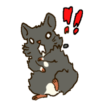 lovery hamster sticker #6257723