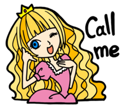 call me princess sticker #6258021