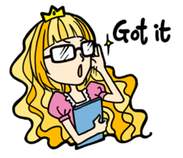 call me princess sticker #6258025