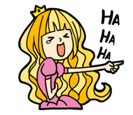 call me princess sticker #6258049