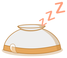 Cat in a bowl sticker #6258203