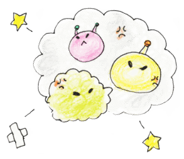 Alien love stamp sticker #6258349