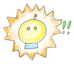 Alien love stamp sticker #6258365