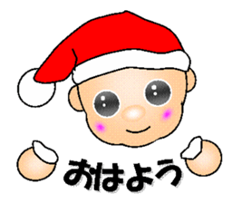 Cute Santa of the day sticker #6258417