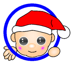 Cute Santa of the day sticker #6258420