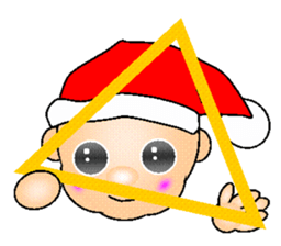Cute Santa of the day sticker #6258421