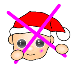 Cute Santa of the day sticker #6258422