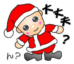 Cute Santa of the day sticker #6258426