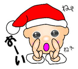 Cute Santa of the day sticker #6258434