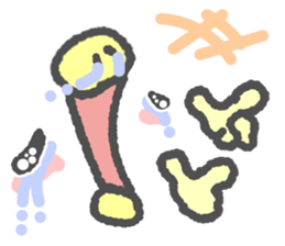 Message in the chick's face sticker #6258611