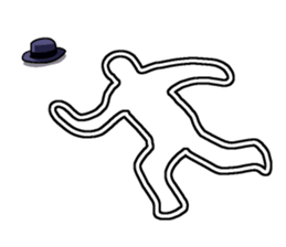 White line guys sticker #6259216