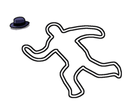 White line guys sticker #6259216