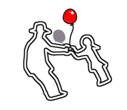 White line guys sticker #6259218