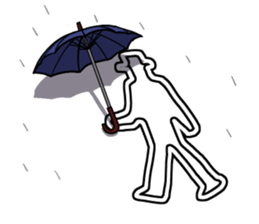 White line guys sticker #6259219