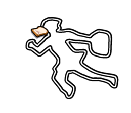 White line guys sticker #6259221