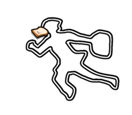 White line guys sticker #6259221