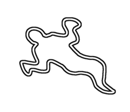 White line guys sticker #6259222