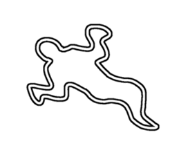 White line guys sticker #6259222