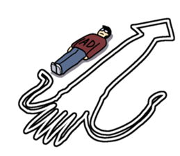 White line guys sticker #6259224