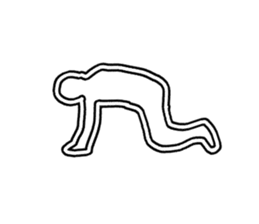 White line guys sticker #6259229