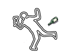 White line guys sticker #6259231