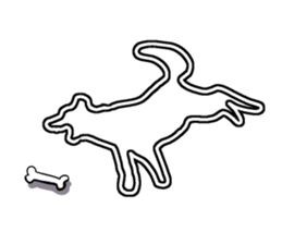 White line guys sticker #6259235