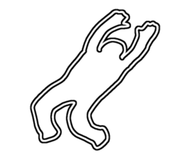 White line guys sticker #6259236