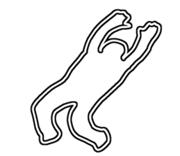 White line guys sticker #6259236