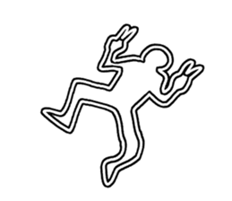 White line guys sticker #6259237