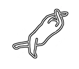 White line guys sticker #6259239