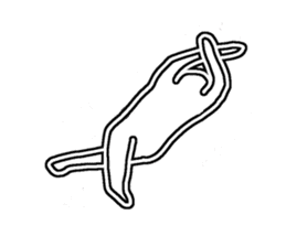 White line guys sticker #6259239