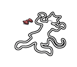 White line guys sticker #6259240