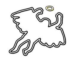 White line guys sticker #6259244