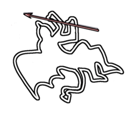 White line guys sticker #6259245