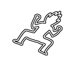 White line guys sticker #6259247