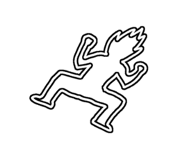 White line guys sticker #6259247