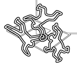 White line guys sticker #6259250