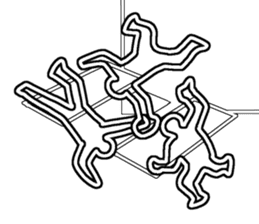 White line guys sticker #6259250