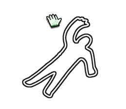 White line guys sticker #6259255