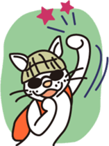 The cat WHITERUM tells his mind. sticker #6259656