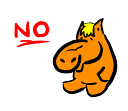 Stuffed toy Horse sticker #6259713