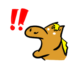 Stuffed toy Horse sticker #6259716